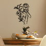 Wallity Elif Escultura de Pared de Metal Negro 40 x 50 cm